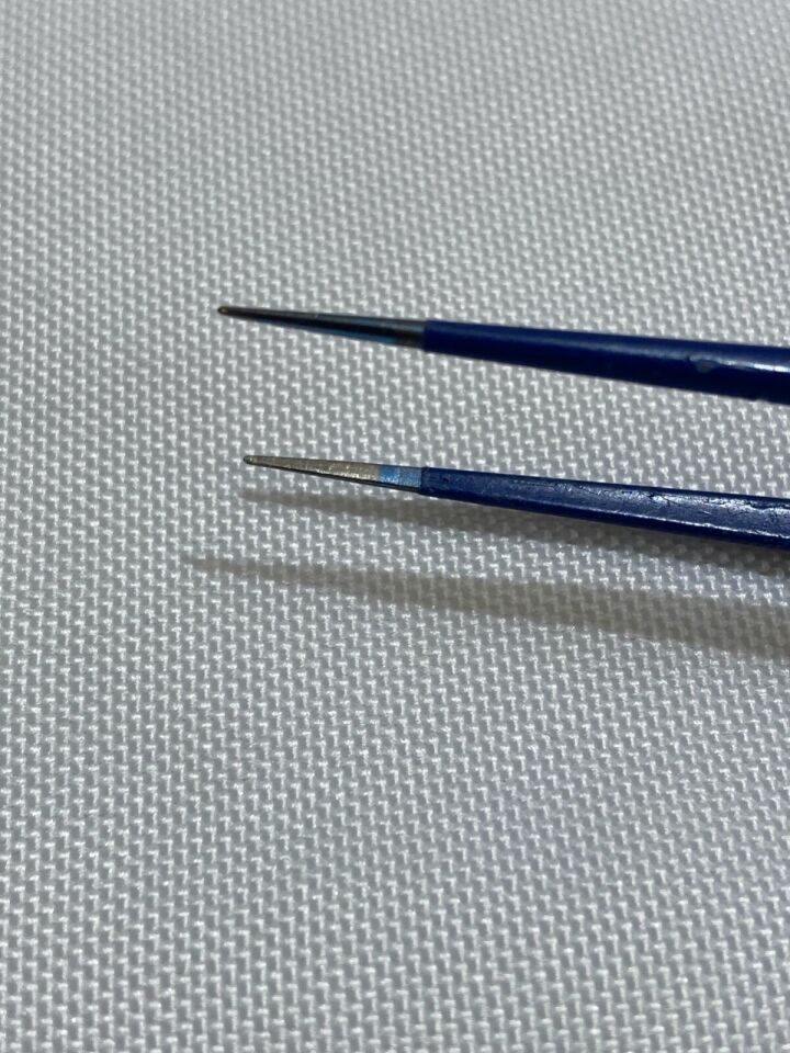 KOROS 7042-30IT Titanium Bayonet Bipolar Forceps 0.5mm Tip L:8.75" — photo 6