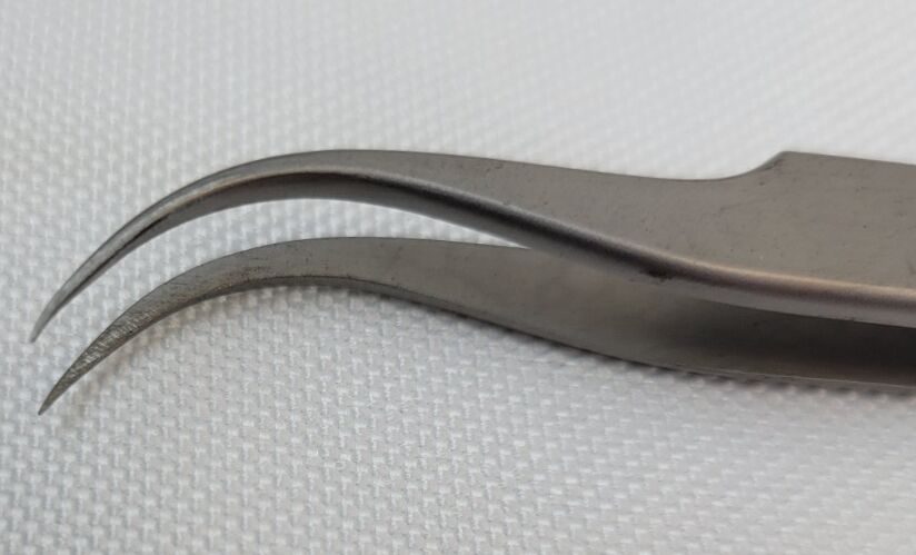 KARL STORZ E1947 Style 7 Peer-Vigor Precision Jeweler Type Forceps, Fine Curved — photo 2