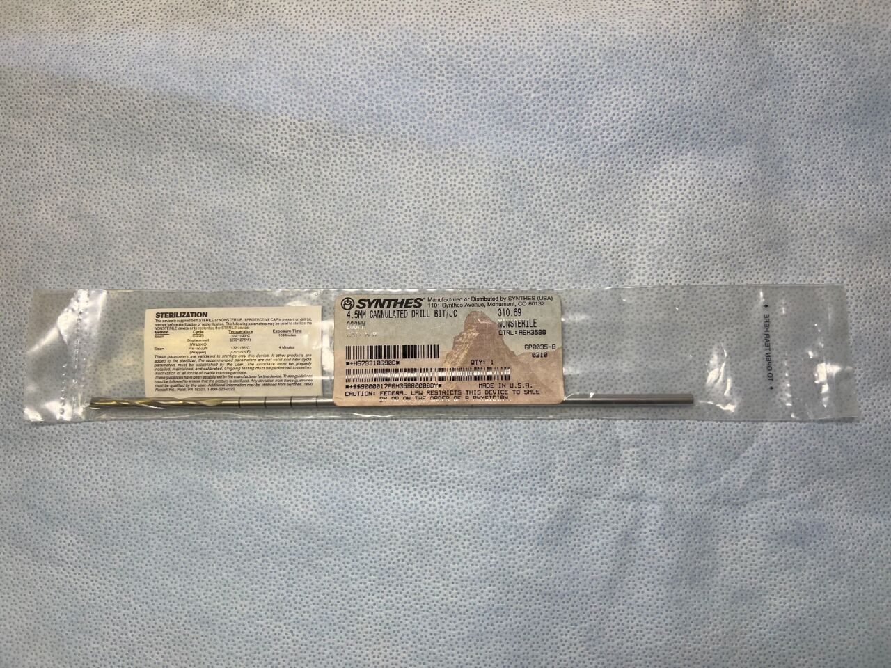 SYNTHES 310.69 Drill Bit — photo 2