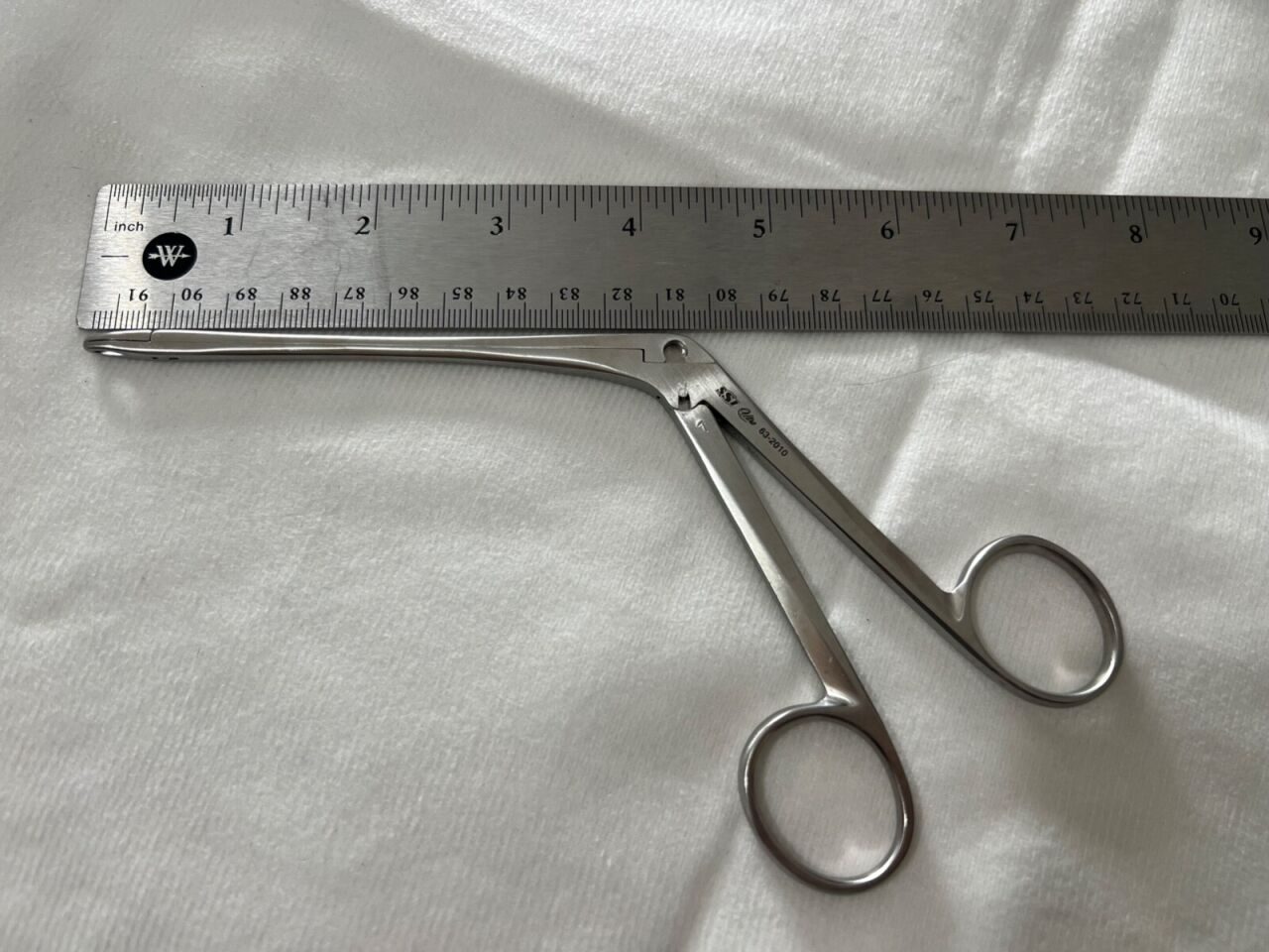 SSI ULTRA 63-2010 Weil-Blakesley Nasal Forceps Fenestrated Oval Cup 4mm Size #1 — photo 5