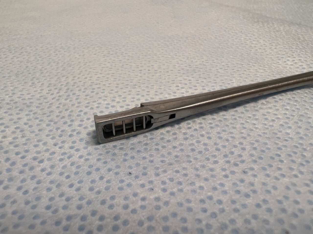 KMEDIC KM 65-184 Kevorkian-Younge Straight Biopsy Punch, 3mm X 10mm Bite, 10" L — photo 2