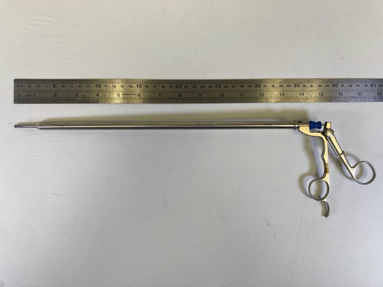 R. WOLF 8385.13 Alligator Grasping Forceps 10mm x 33cm Spring Handle Laparoscopy — photo 9