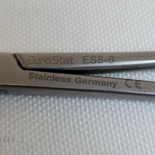 EUROSTAT ES8-6 & ES8-8 Halsted Mosquito Forceps Straight Smooth Jaws Set of 2 — photo 4