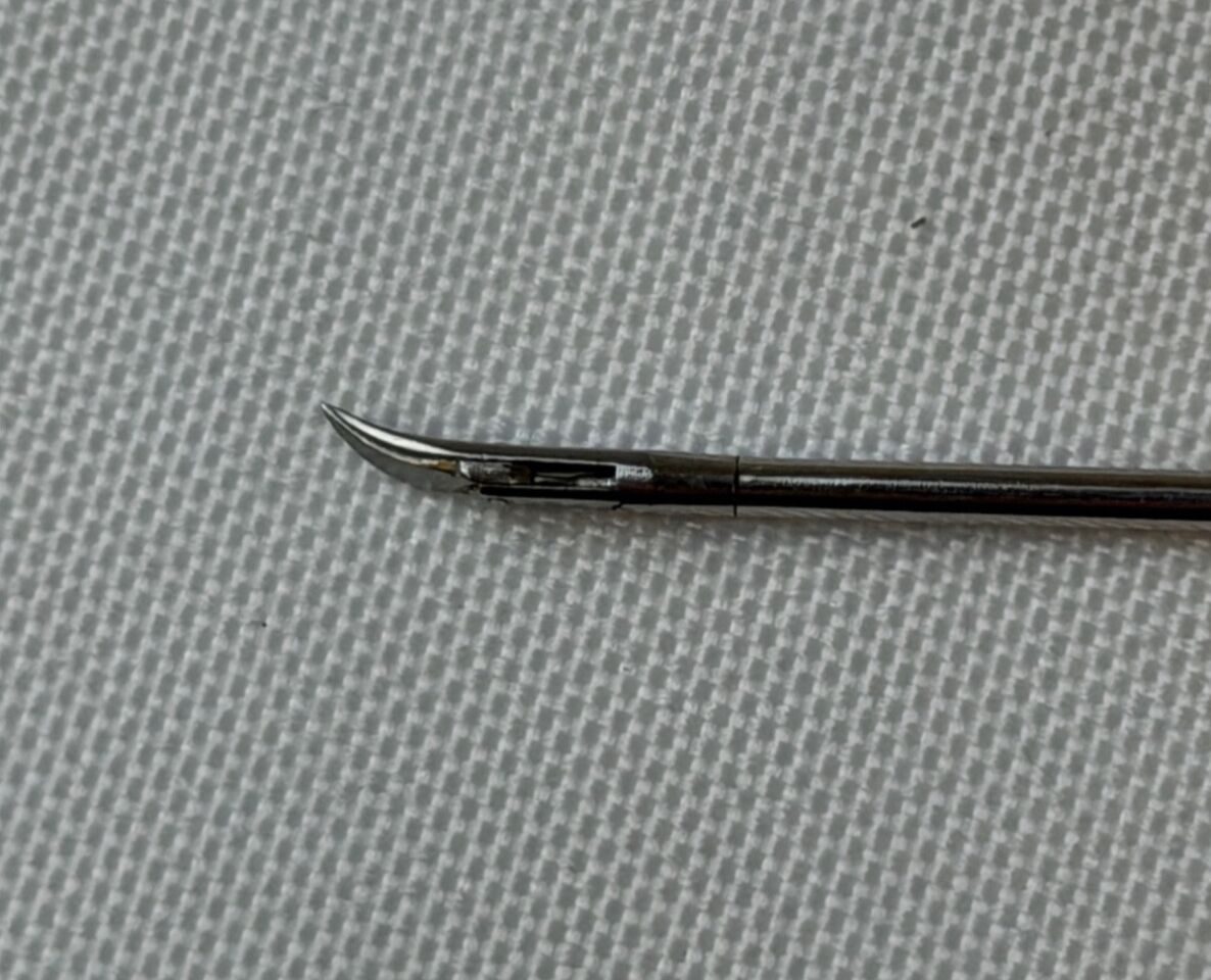 PILLING 50-6816 Right Angle Curved Blade 9" Feder Ossoff Micro Laryngeal Scissor — photo 4