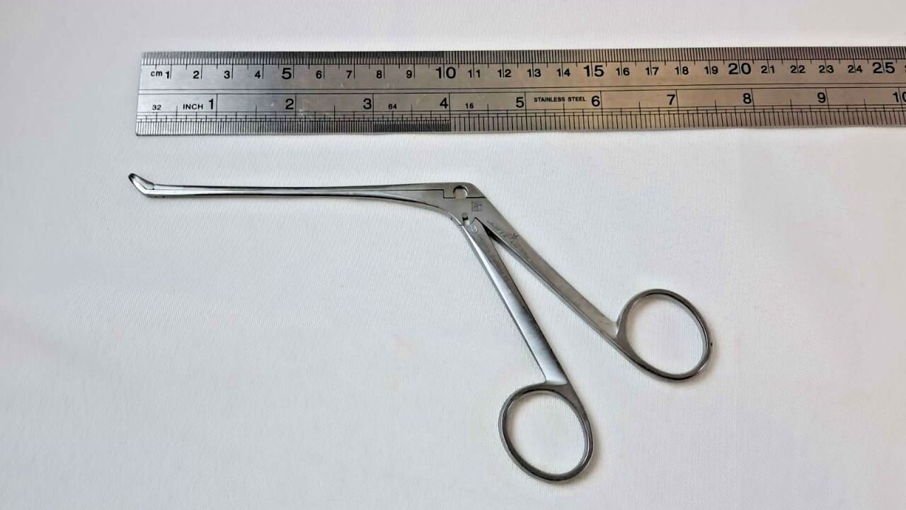 JARIT 440-130 Blakesley Nasal Forceps 4.5" Up-Angled Size 0 ENT — photo 5