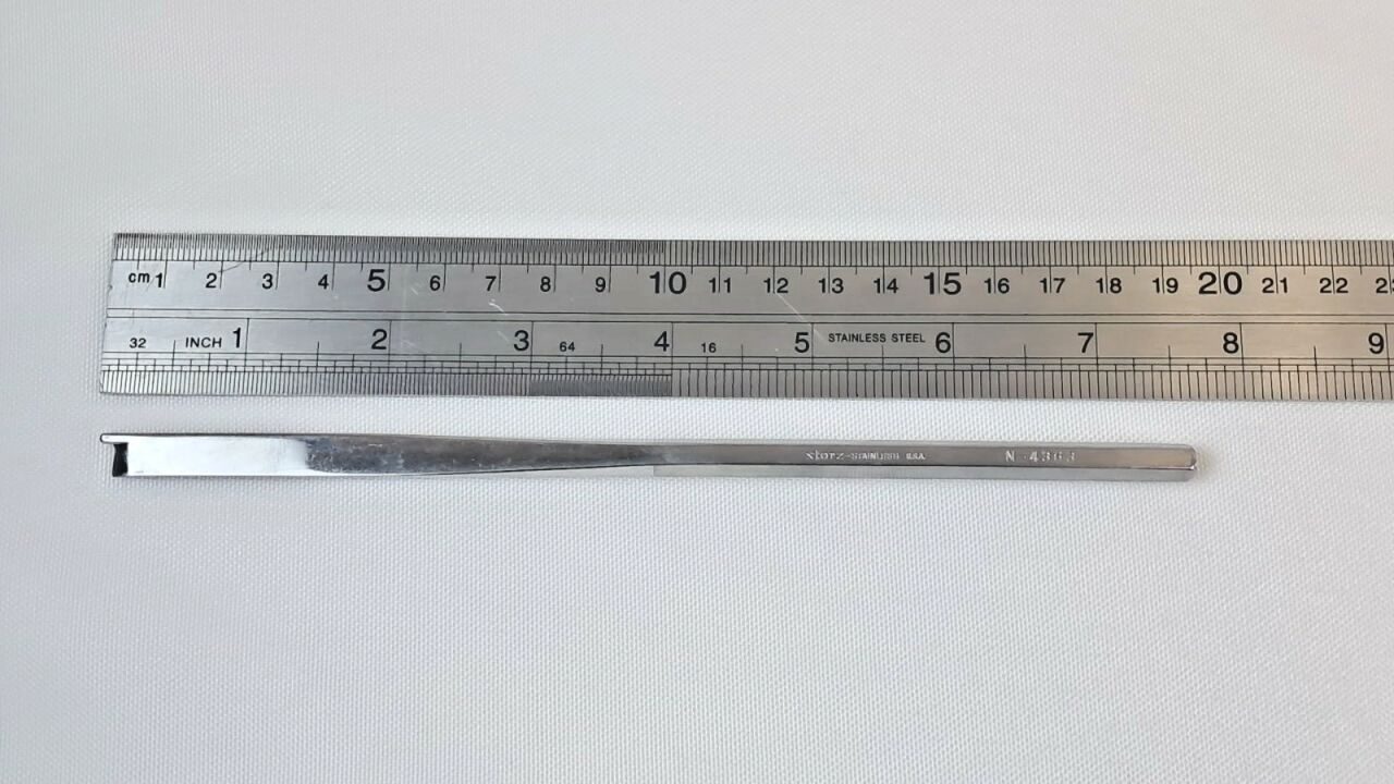 KARL STORZ N4363 Anderson-Neivert Osteotome 6mm Straight w/ Guard 7.5" Length — photo 5