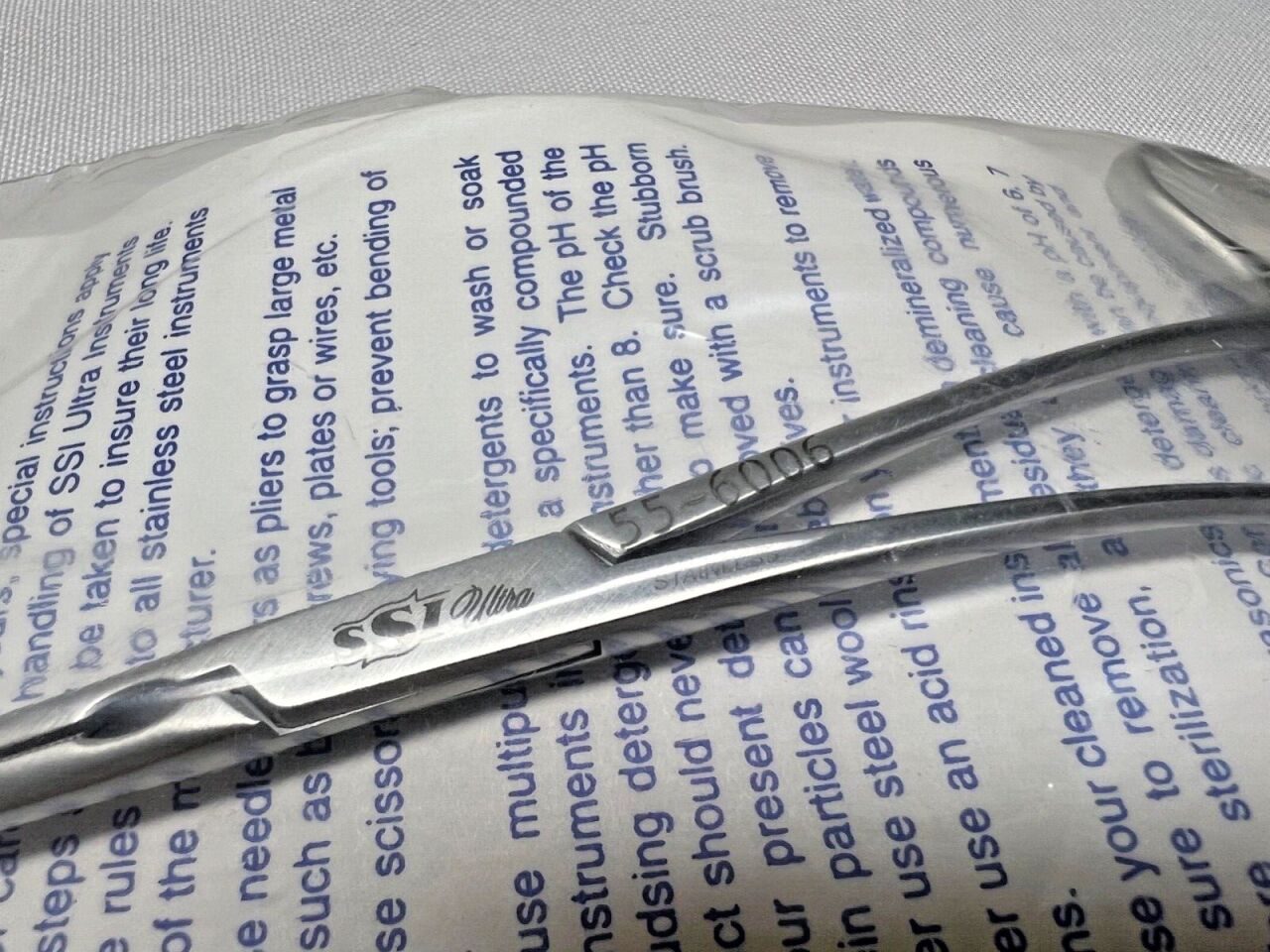 SSI ULTRA 55-6006 DeBakey-Derra Curved Clamp 6-1/2" — photo 3