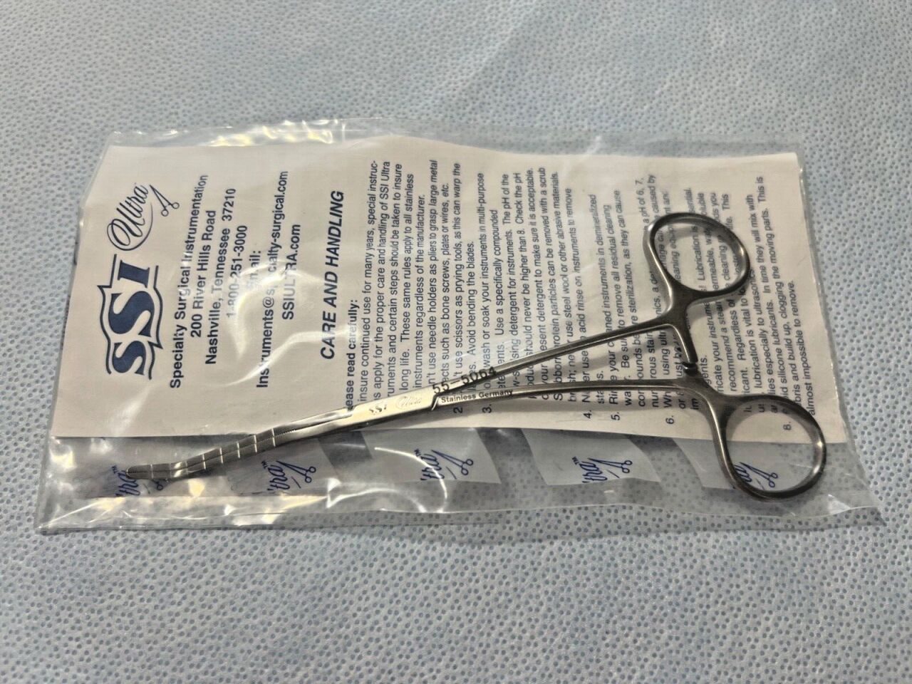 SYMMETRY 55-5064 Kartchner Carotid Artery Clamp Serrated Jaws 6-1/2" Length — photo 1