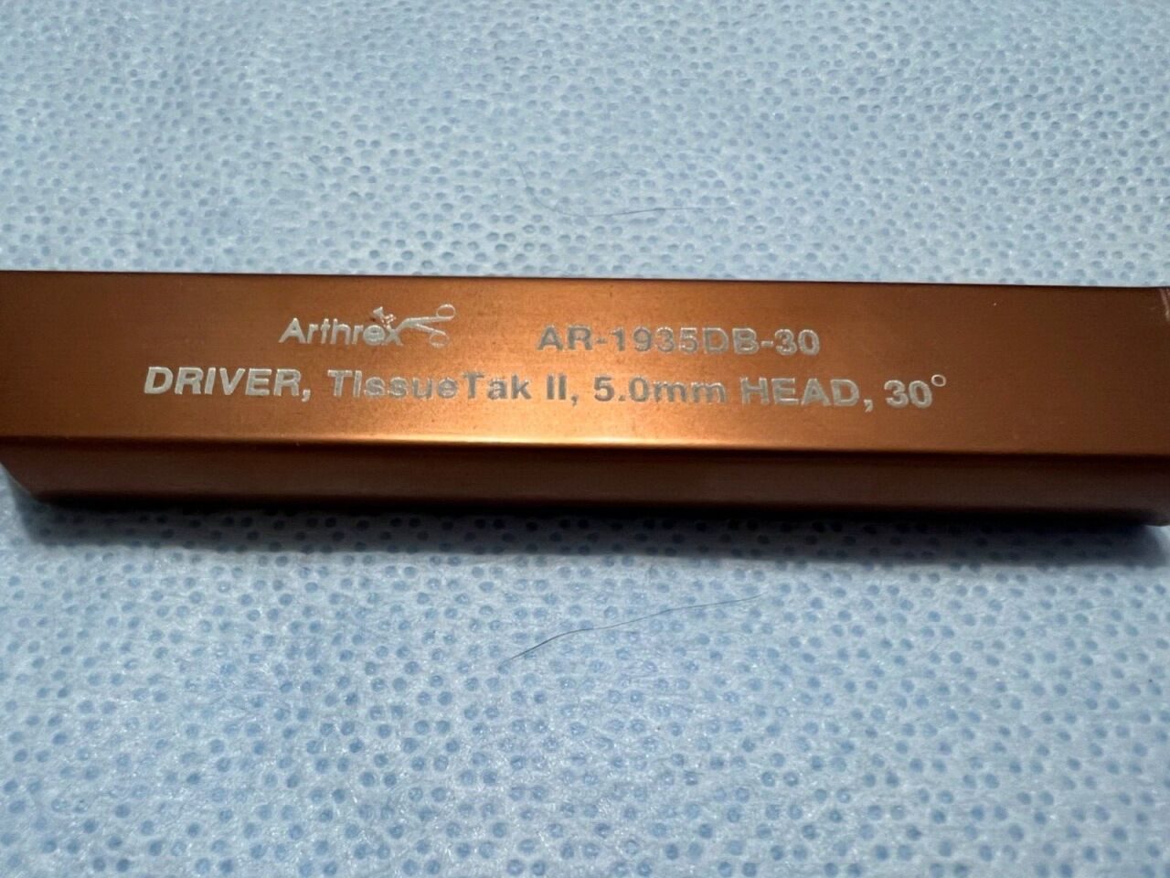 ARTHREX AR-1935DB-30 TissueTak II Driver 5mm X 30deg Head 10-3/4" — photo 2