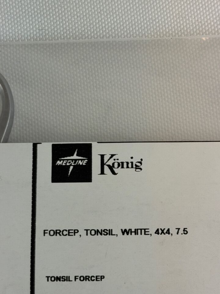 MEDLINE/KONIG MDS17211005 White Tonsil Forceps — photo 2
