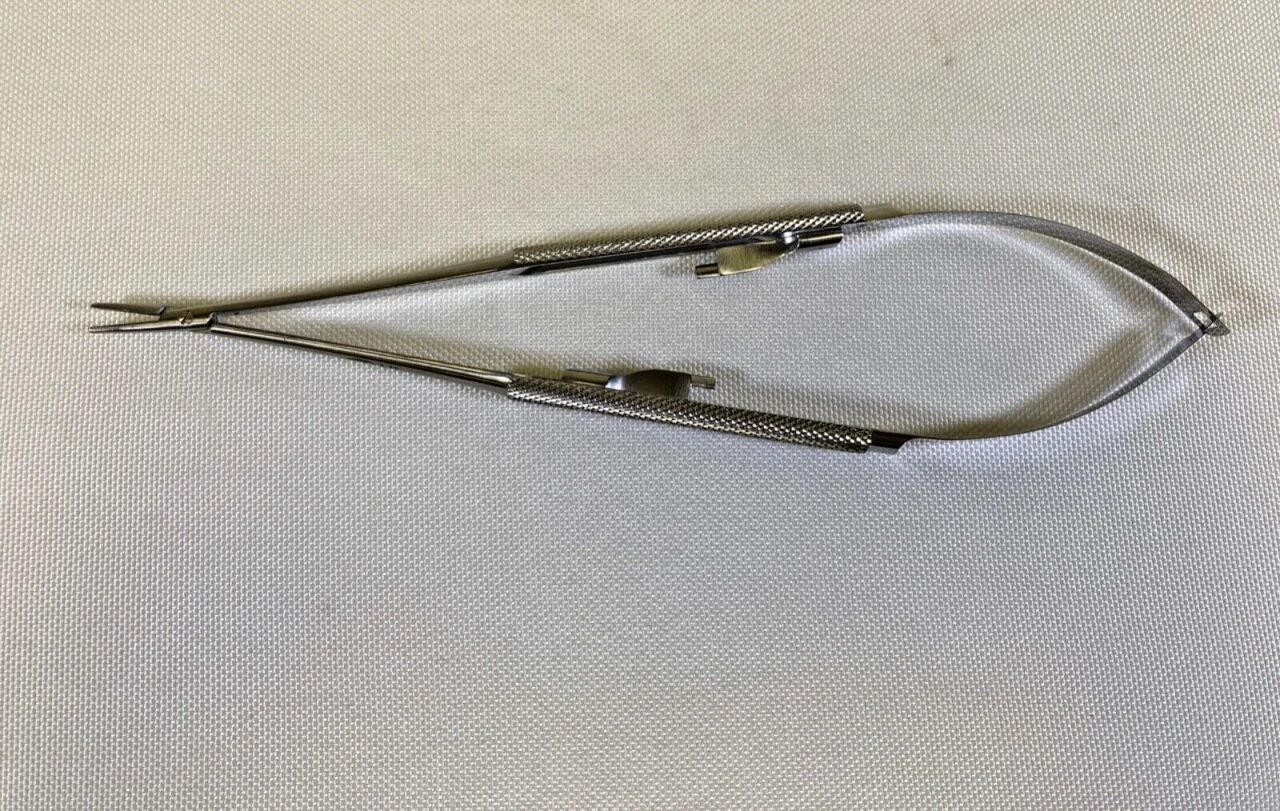 SYMMETRY 55-2523 Jacobson Needle Holder T/C Straight w/ Lock 7.25" — photo 1