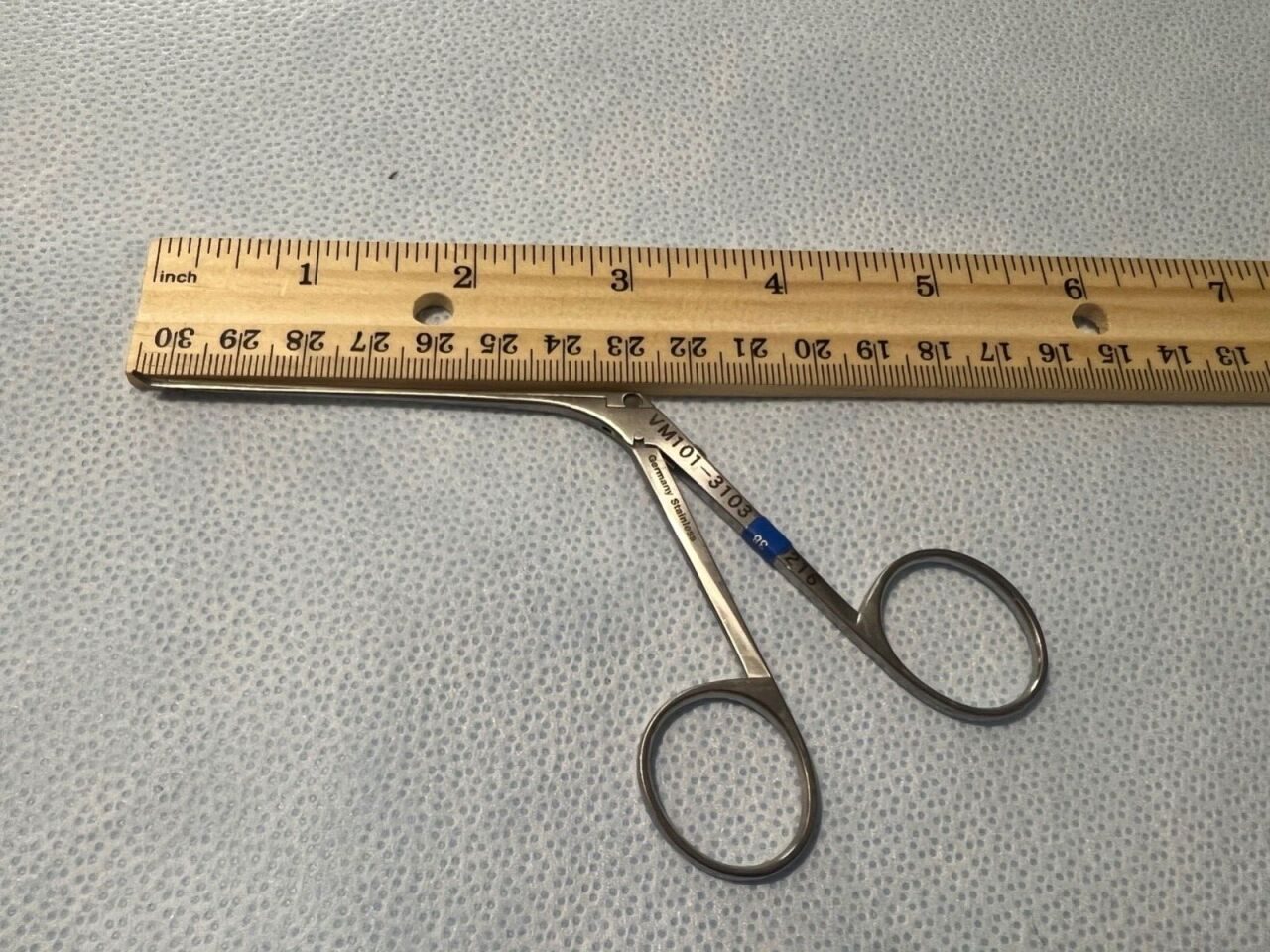 V. MUELLER VM101-3103 Micro Surgical Serrated Forceps Curved Left ENT — photo 6