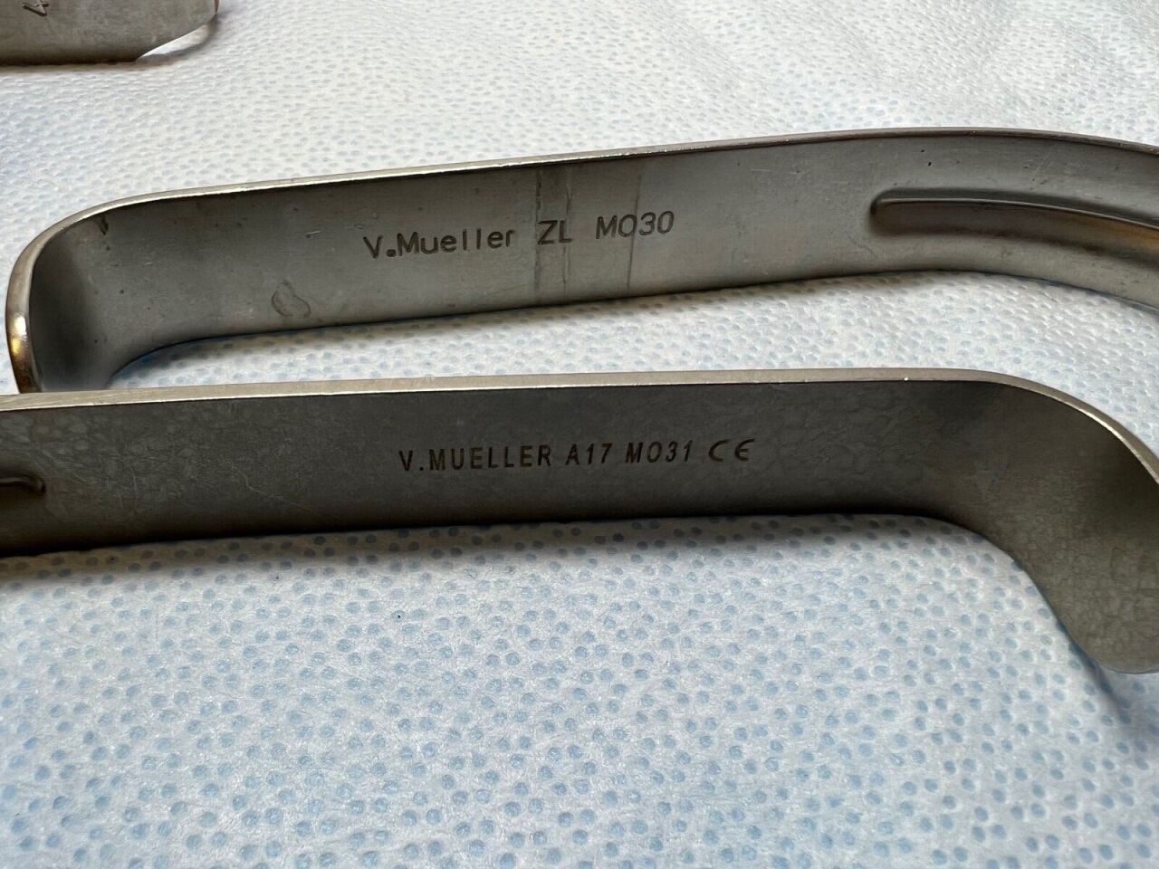 V. MUELLER MO161 - MO164 & MO30 / MO31 Gag Blades & Tongue Depressors Set of 6 — photo 4