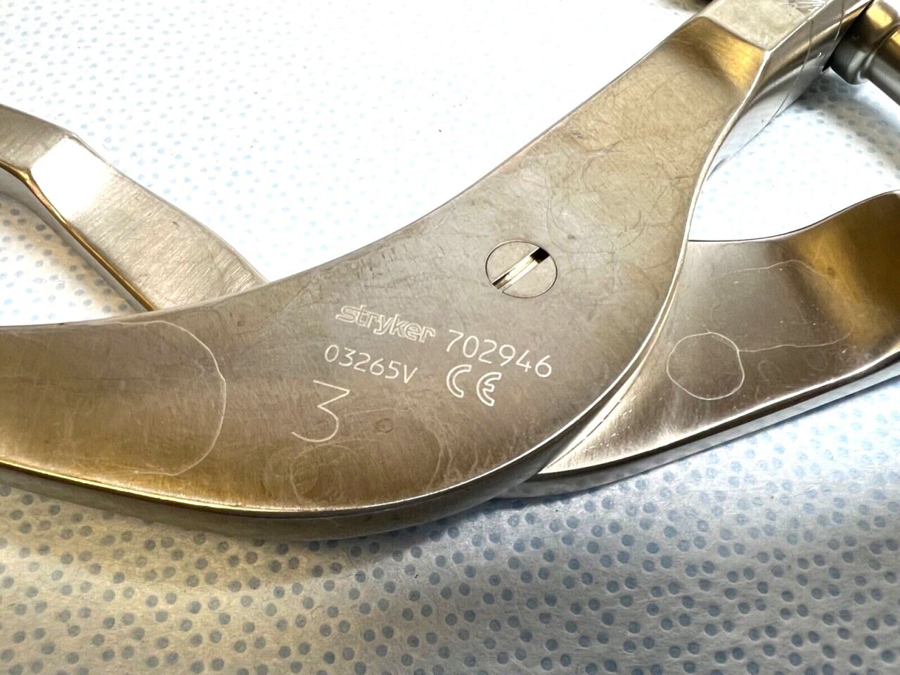 STRYKER 702946 Self Centering Swivel Head Size 3 Orthopedic Forceps — photo 3