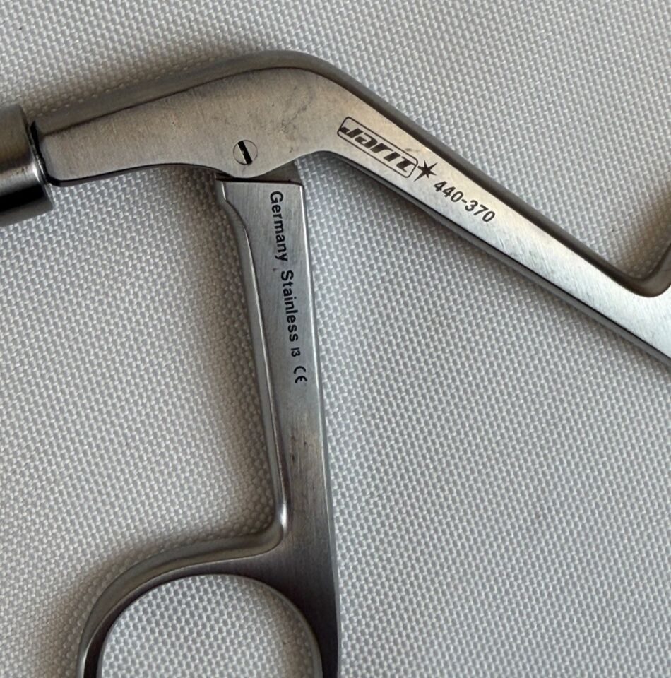 JARIT 440-370 2.5mm Backwards Bite WL: 4.5" Rotatable Ostrum Antrum Punch ENT — photo 2