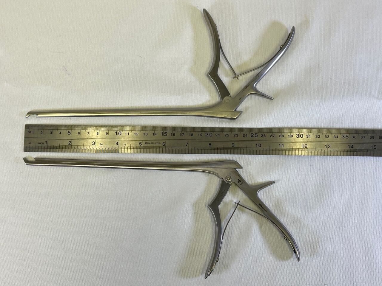 MILLENNIUM SURGICAL 70.5913 & 70.5914 Pair of Spurling Kerrison Rongeur 9" Neuro — photo 10