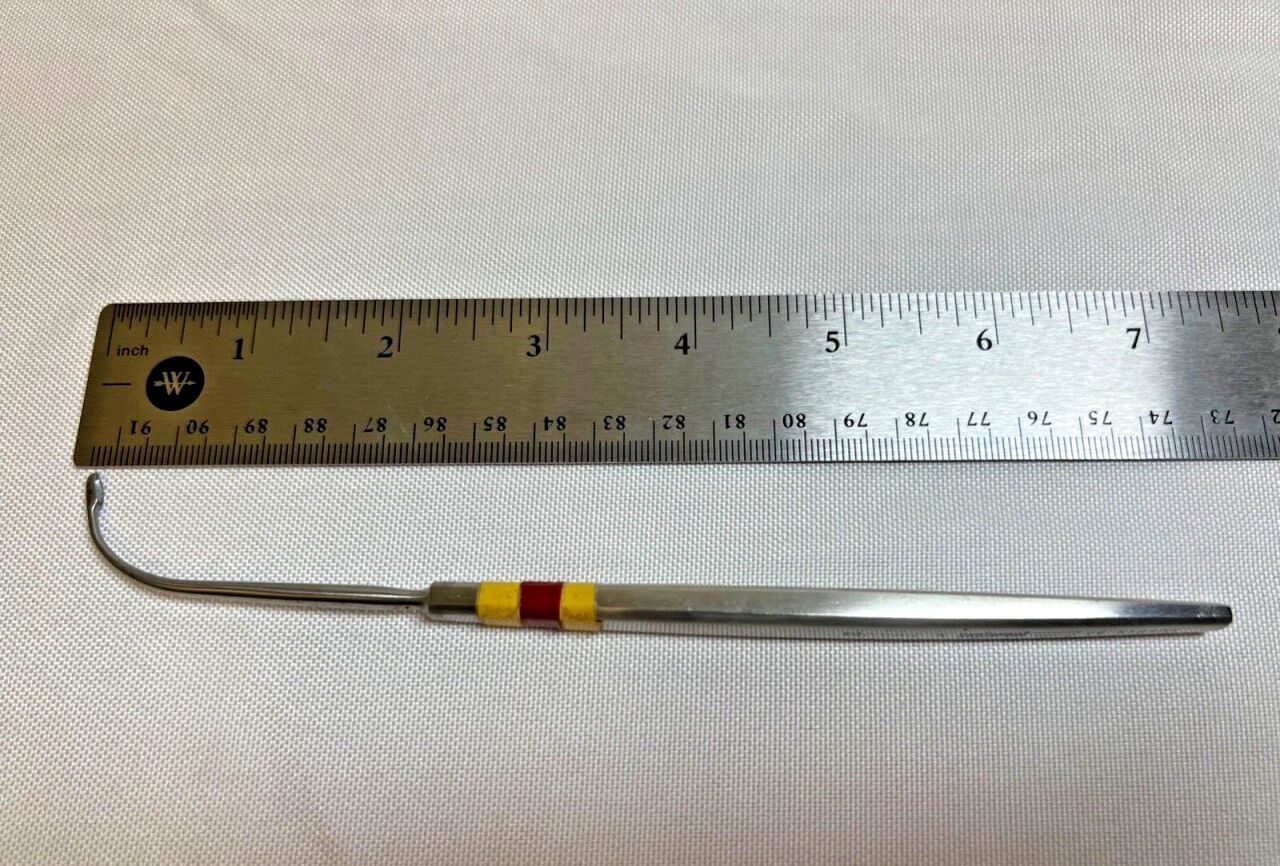 EXPLORENT 518105 Small 90deg Curve 3mm X 19cm Arum Oval Curette — photo 5