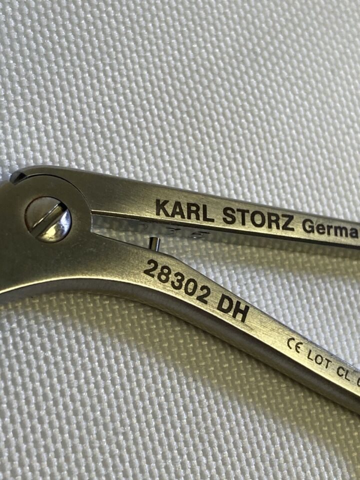 KARL STORZ 28302DH Small Joint Arthroscopy Punch Straight 2mm x 10cm Forcep — photo 2