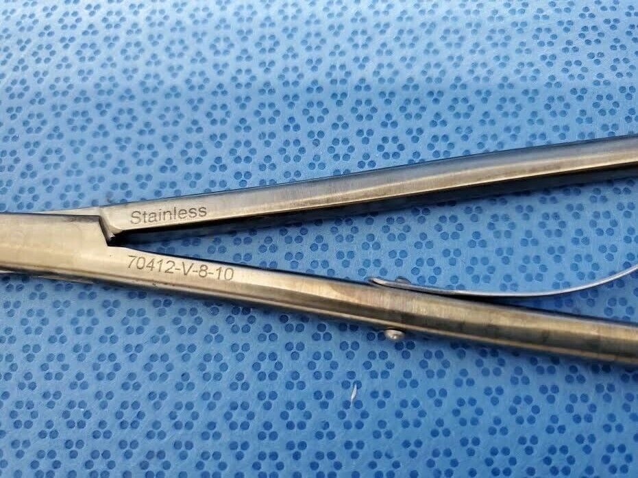 SYMMETRY SURGICAL 70412-V-8-10 Medium Vesocclude Clip Applier 11" Angled Jaw — photo 3