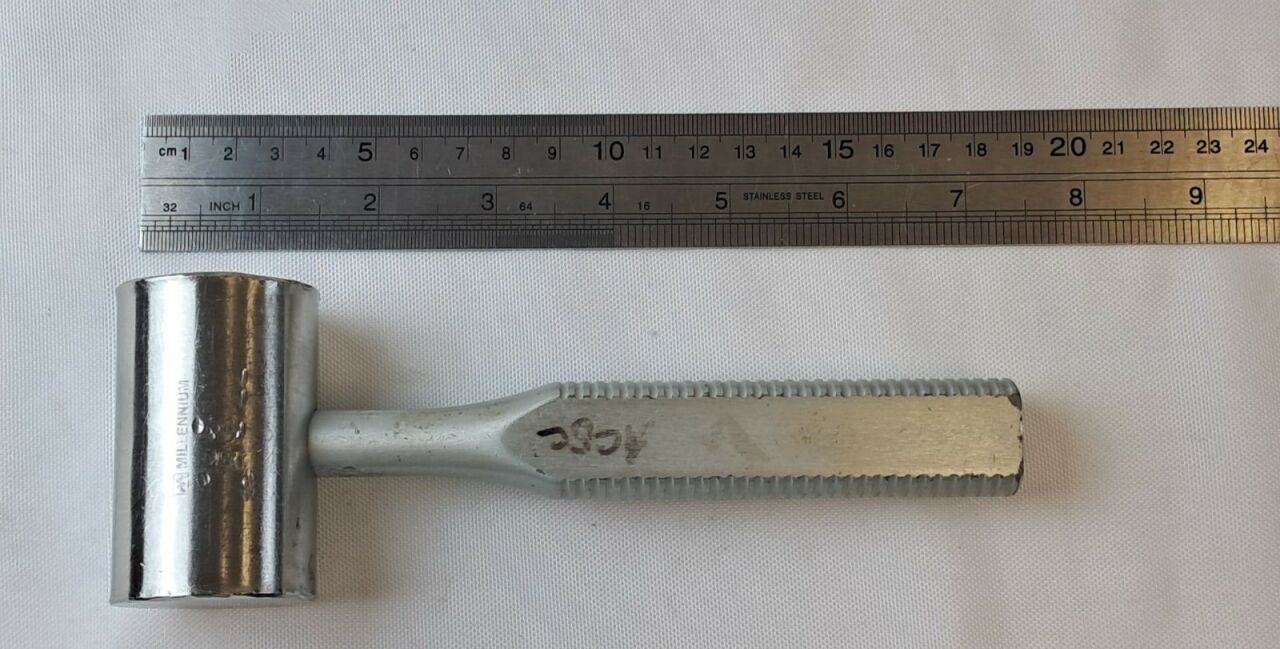 MILLENNIUM SURGICAL 0-46663 Heath Mallet 7.25In Solid S/S 2Lb — photo 7