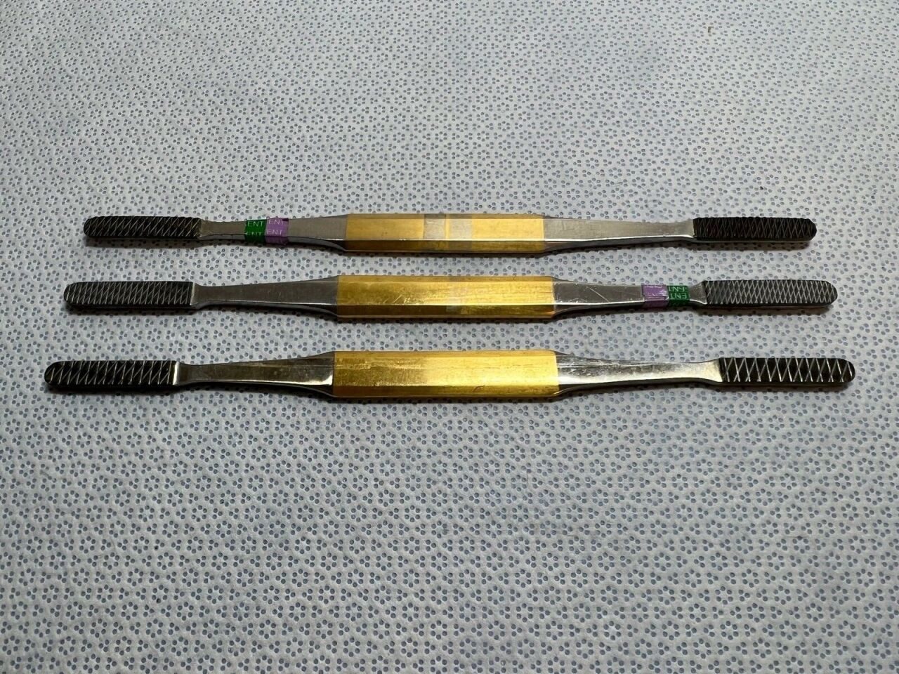 SYMMETRY SURGICAL SSI Ultra Symmetry Set of 3 Tungsten Carbide Rasps Surgical ENT — photo 1