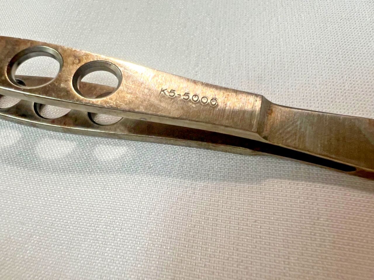 KATENA K5-5000 Ophthalmic McPherson Straight Tying Forceps 4" Length — photo 3