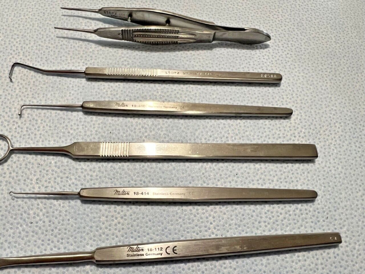 MILTEX Set Of 6  & Storz Ophthalmic Surgical Instruments — photo 4