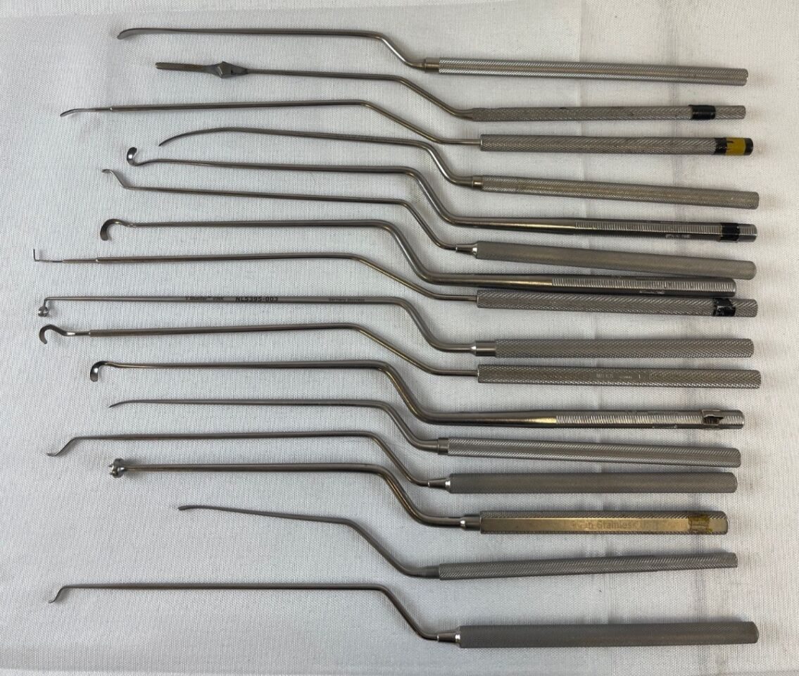 VARIOUS  V. Mueller Weck Codman Transphenoidal Bayonet Instruments — photo 1