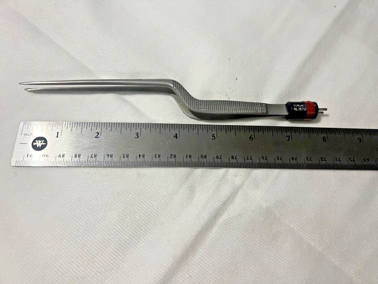V. MUELLER NL1872-010 Fox Bipolar Straight Forceps — photo 5