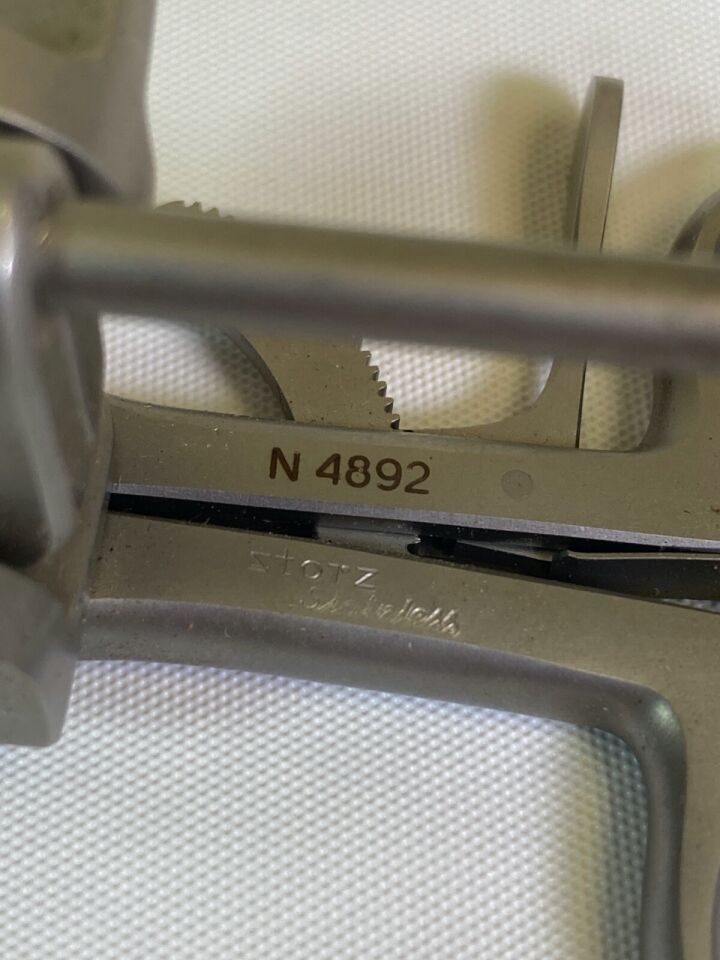 KARL STORZ N4892 Druck-Levine Antral Retractor 3x3 Blunt 30mm Long Prongs — photo 2
