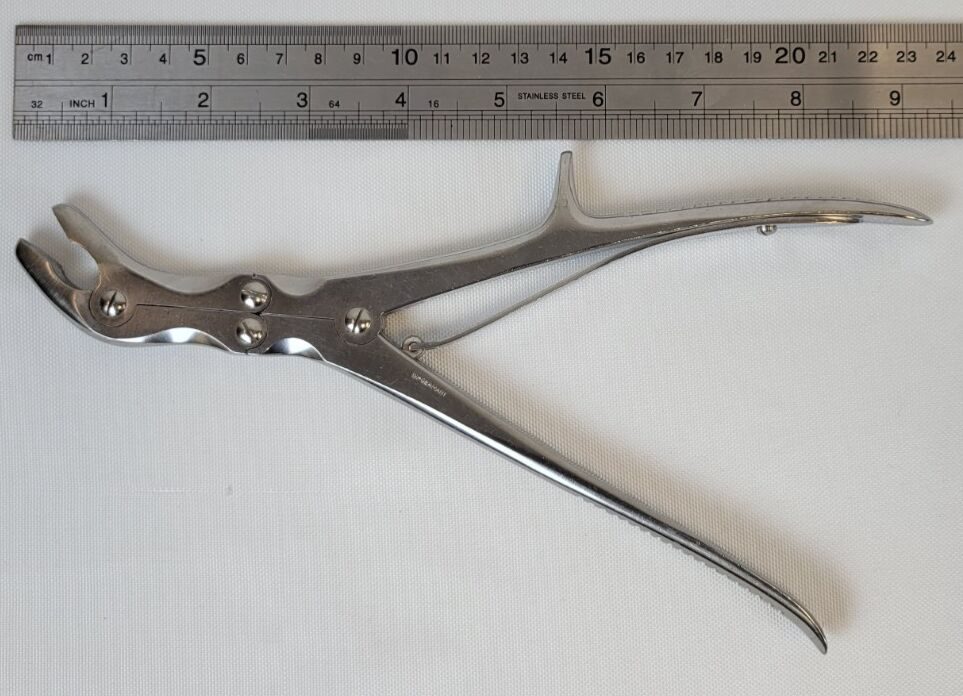 CODMAN  Stille-Luer Rongeur Curved Jaws 9" Double Action — photo 12