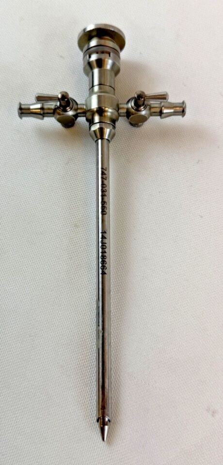 STRYKER 747-031-550 Dual Rotating Valve 5.8mm Arthroscopic Cannula & Obturator — photo 5