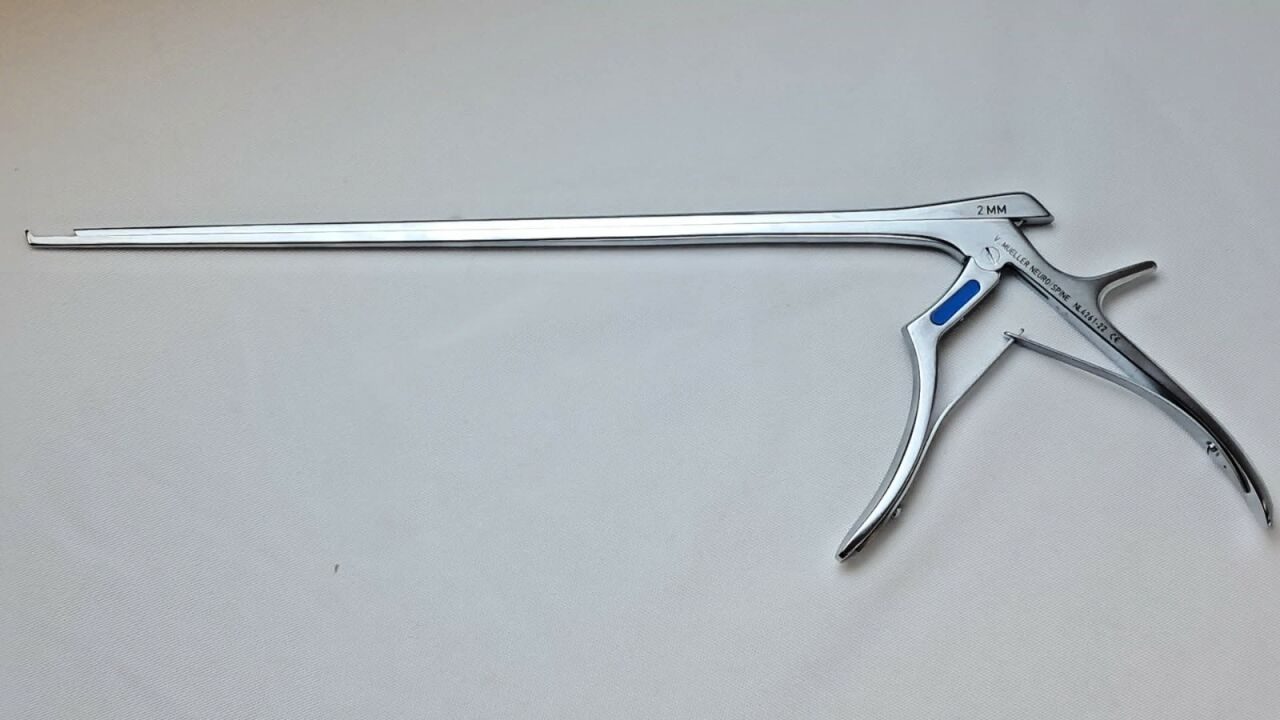 V. MUELLER NL4261-22 ChromaLine II 2mm x 40deg x 12" Kerrison Rongeur — photo 1