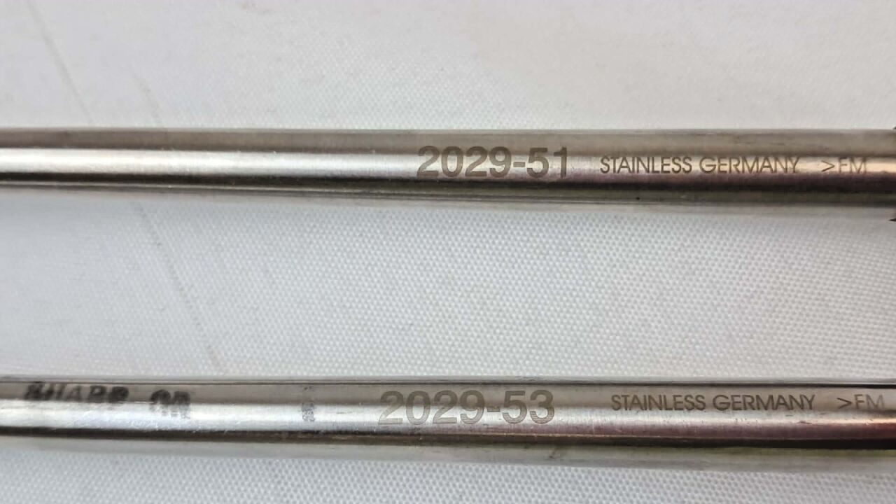 ACROMED 2029-51 2029-55 Lot of 2 Wallie-Heinig Spinal Chisels #1 & #5 15" — photo 3