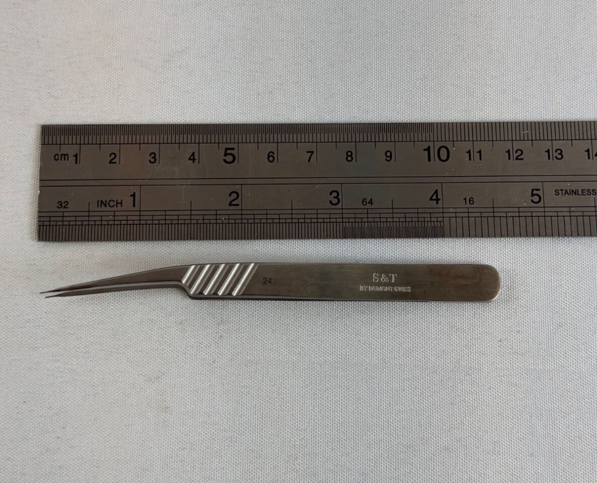 ST D-5A.3 Angled 10deg Tip 0.3mm 4-5" (11 cm) Vessel Dilator Forcep — photo 8