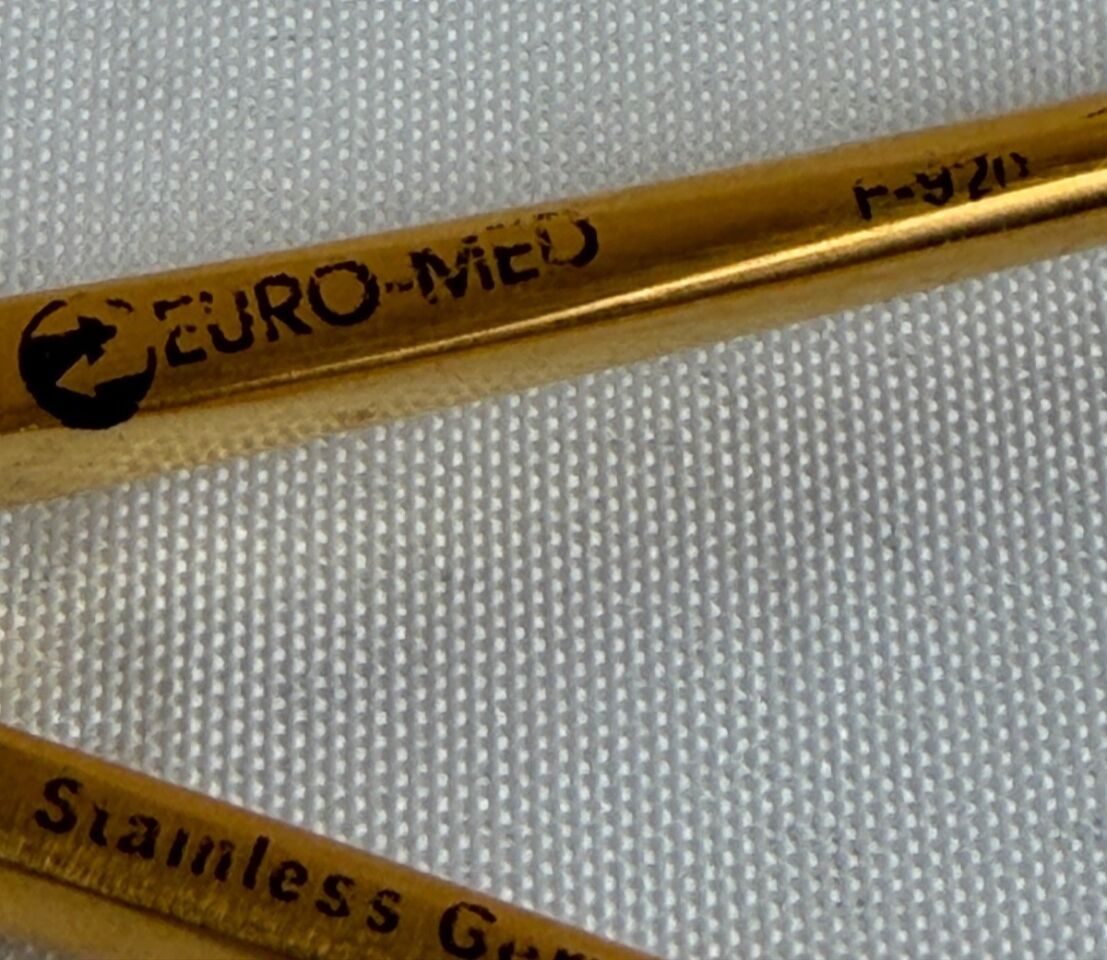 EUROMED F920 LEEP Coated Non-Conductive Tissue Grasping & Manipulating Forcep — photo 2