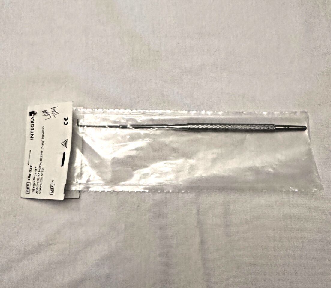INTEGRA 285-227 Adson Dura Hook, Blunt 196mm