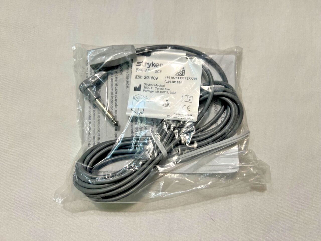 STRYKER ADP10CE Medi-Therm Temperature Adaptor Cable — photo 1