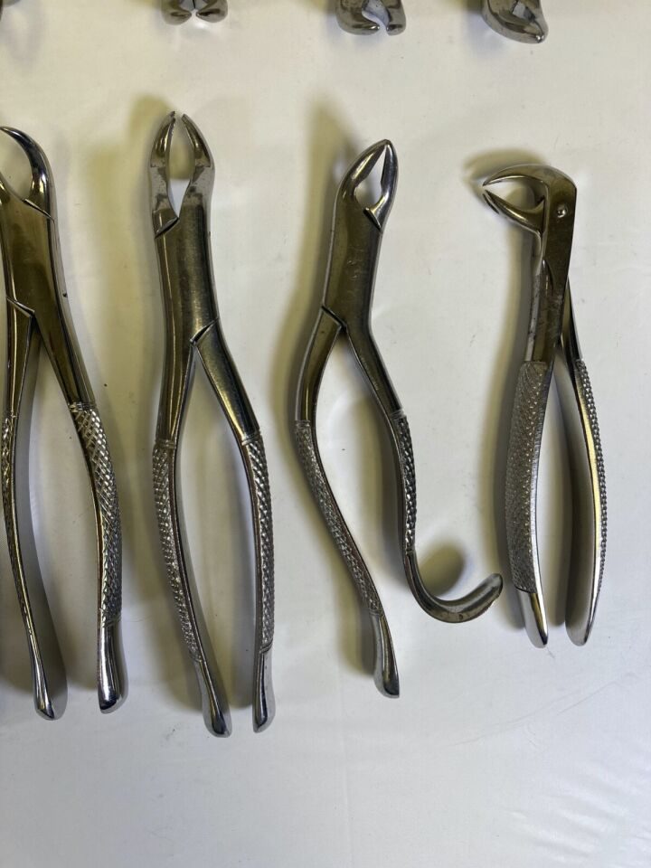 VARIOUS  Clev-Dent Premier Dental Extraction Forcep Set w/ Perforated Pan — photo 7