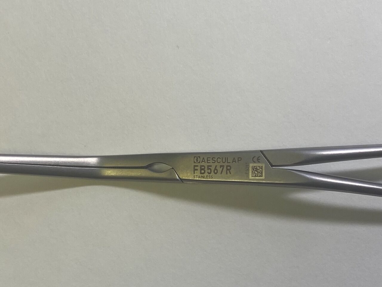 AESCULAP FB567R DeBakey Tangential Occlusion Clamp Curved — photo 2