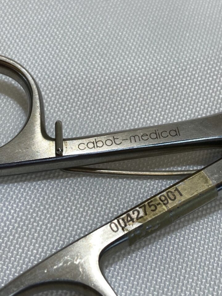 CABOT MEDICAL 004277-901 10mm x 34cm Sharp 2x3 Tooth Grasper Laparoscopic Forcep — photo 4