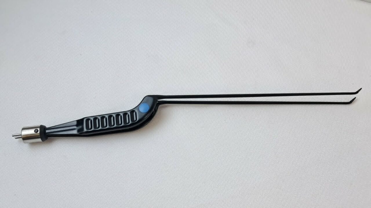 STRYKER 6750-250-507 SILVERGlide Non-Stick Bipolar Forceps 45deg UP 0.7mm w/ Case — photo 3