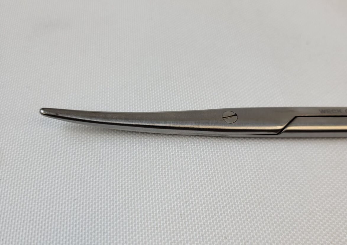 WECK 464725 Curved Metzenbaum Scissors Tungsten Carbide Blunt Tips 9" — photo 2