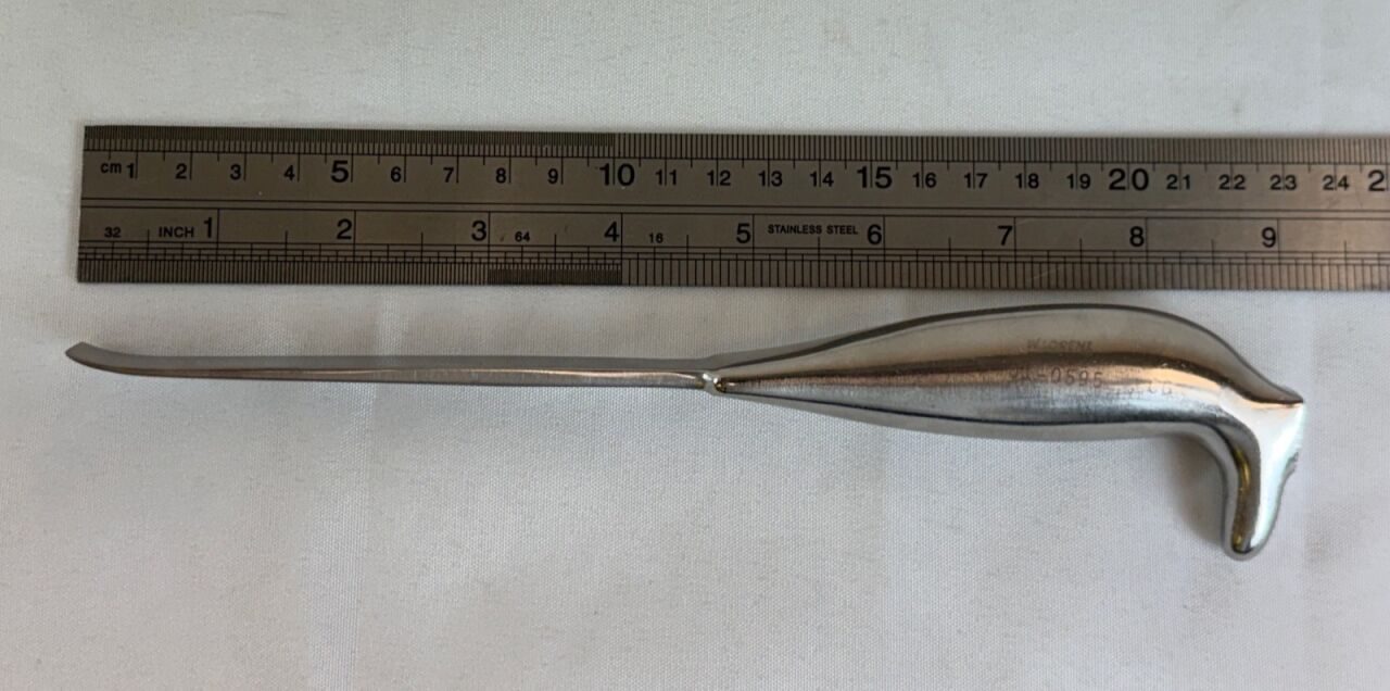 W. LORENZ 01-0595 Burton Pterygosagittal Osteotome 23cm x 1cm Maxillofacial — photo 7