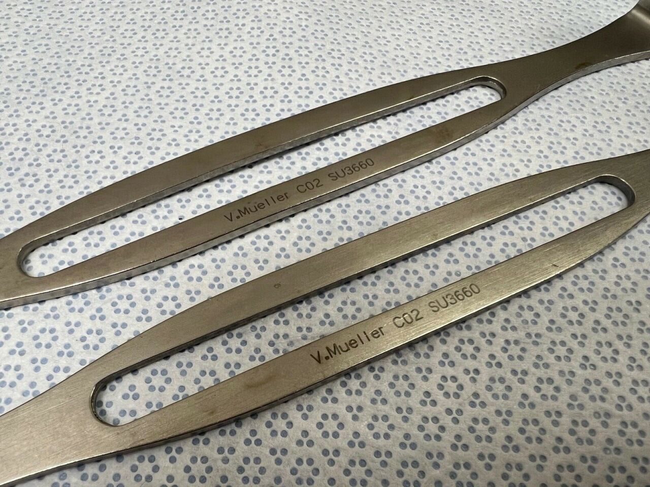 V. MUELLER SU3660 Lot of 2 Surgical 8" Double Ended Retractors — photo 2