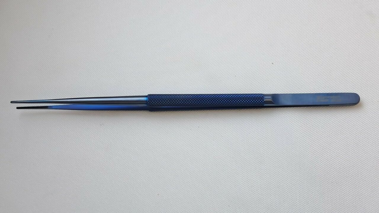 SYMMETRY 55-9035T Titanium Gerald-DeBakey Tissue Forceps 1.0mm 7" Vascular — photo 2