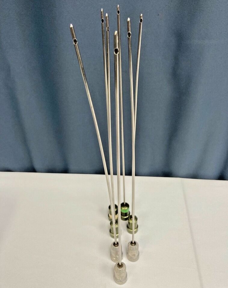 VARIOUS  Assorted Gauge & Length Tulip Liposuction Cannulas w/ Case — photo 6