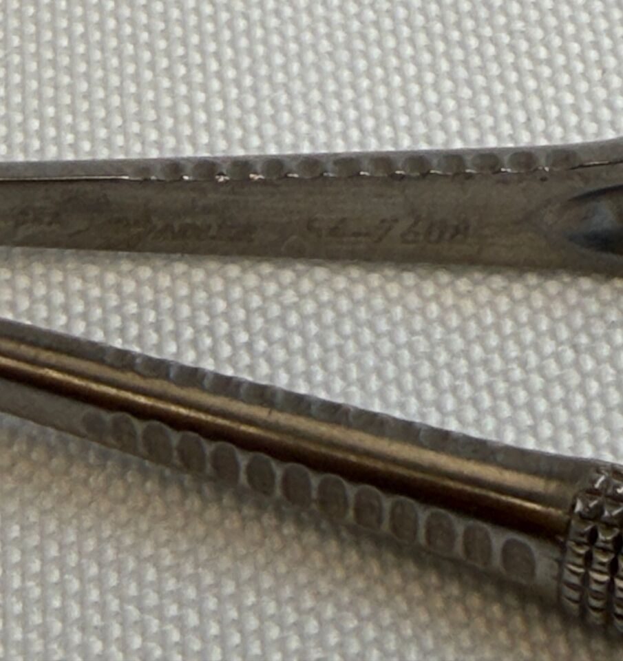 ADLER 54-7608 T/C w/ Catch 7" Neuro Vascular Micro Rhoton Needle Holder — photo 2