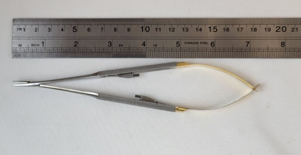 WECK  Castroviejo Needle Holder Straight Jaws Locking Tungsten Carbide 7-1/4" — photo 10
