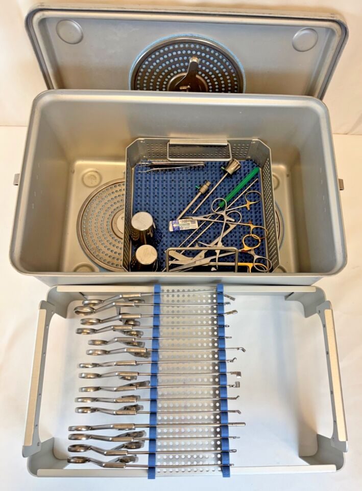 VARIOUS  Arthroscopy Biter Punch Set w/ Extras & Tray — photo 1